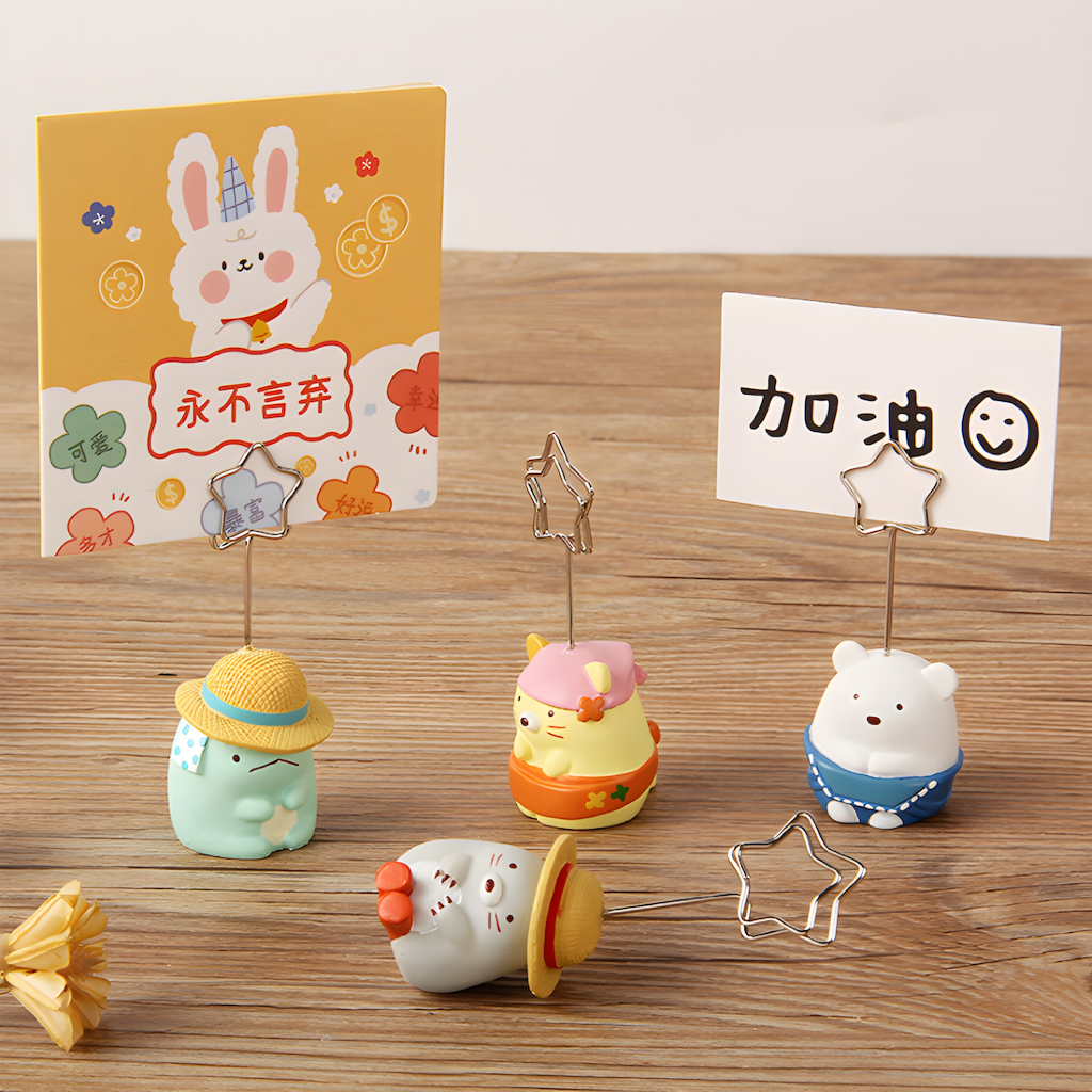 ที่หนีบรูปตั้งโต๊ะ Decorate Clip-STK ที่เสียบกระดาษโน๊ต ตัวหนีบการ์ด คลิปหนีบกระดาษ คลิปเสียบนามบัตร
