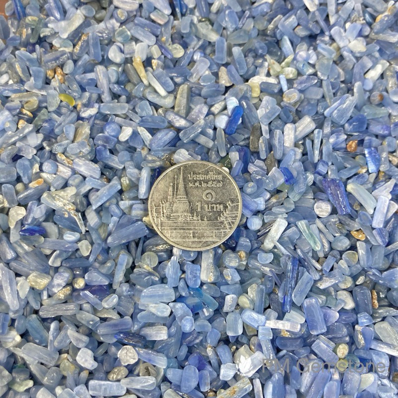KN01 ไคยาไนต์ ( Kyanite ) ขนาดเล็ก 2-4mm หินธรรมชาติ รูปที่ 4