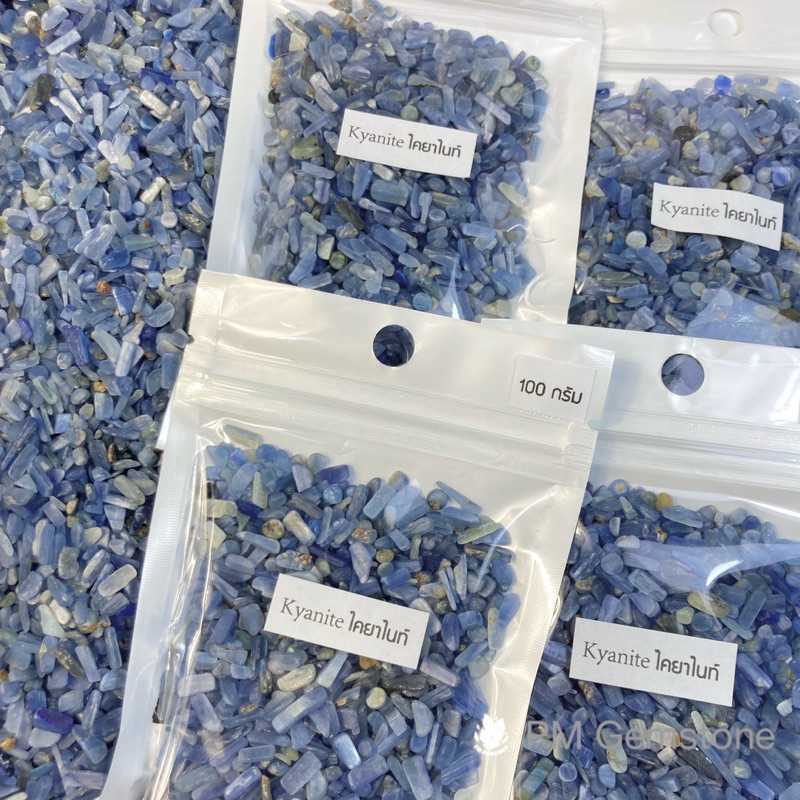 KN01 ไคยาไนต์ ( Kyanite ) ขนาดเล็ก 2-4mm หินธรรมชาติ รูปที่ 5