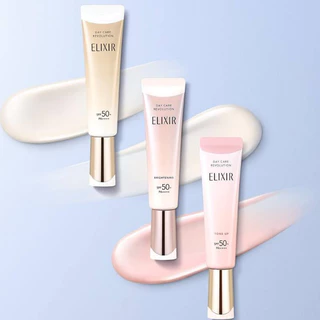 ELIXIR Day Care Revolution SPF50+ PA++++ กันแดด Uv สว่างขึ้นทุกวัน 35 มล. ของแท้ 100% [ส่งตรงจากญี่ปุ่น]