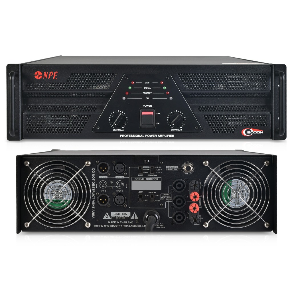 NPE STEREO POWER AMPLIFIER C-5000H