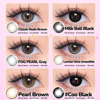 【 ซื้อ 1 แถม 3 เพียง 79฿】【ซื้อ2ชิ้น ลด10% 】𝐔𝐘𝐀𝐀𝐈 𝐱 𝐅𝐑𝐄𝐒𝐇𝐋𝐀𝐃𝐘 คอนแทคเลนส์สายตาสั้น สีธรรมชาติ มีค่าสายตา พร้อมส่งในไทย