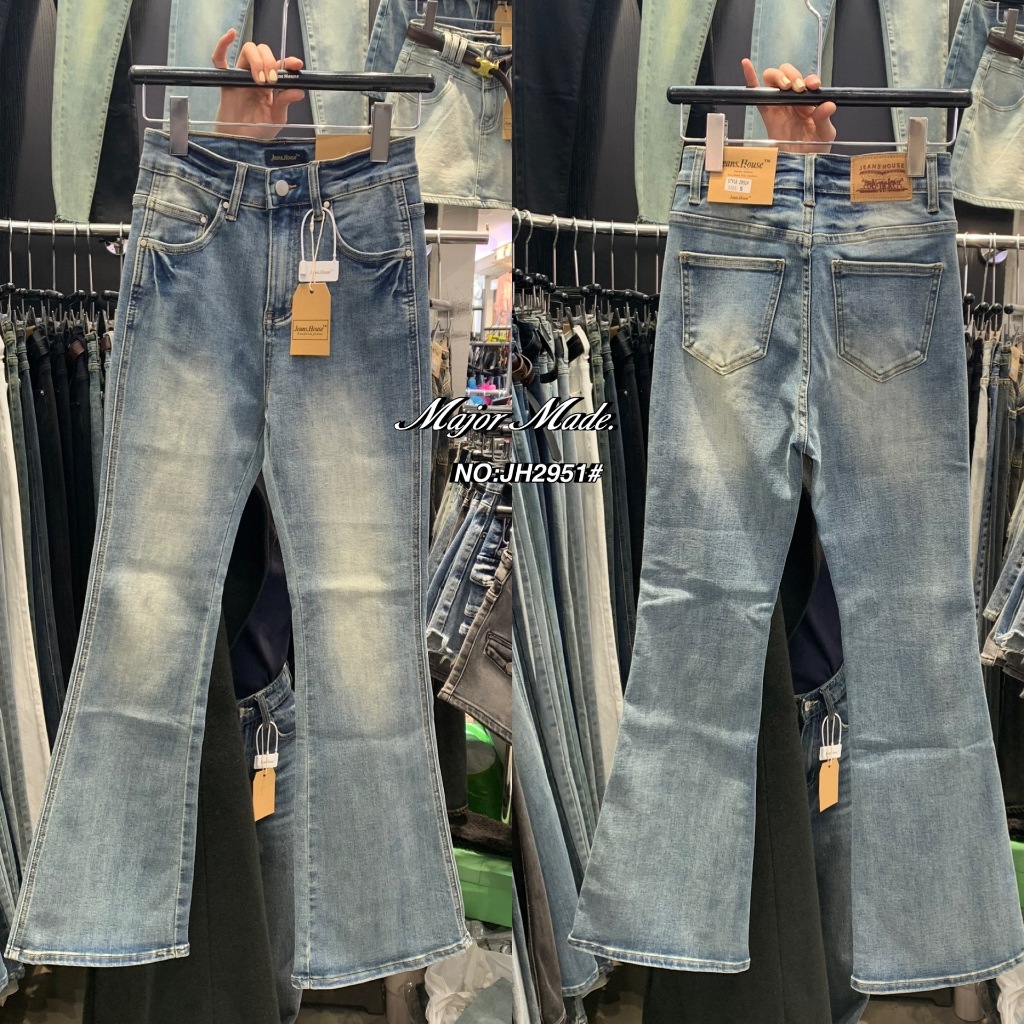 JH2951# กางเกงยีนส์ขาม้ายาว - รูปที่ 7