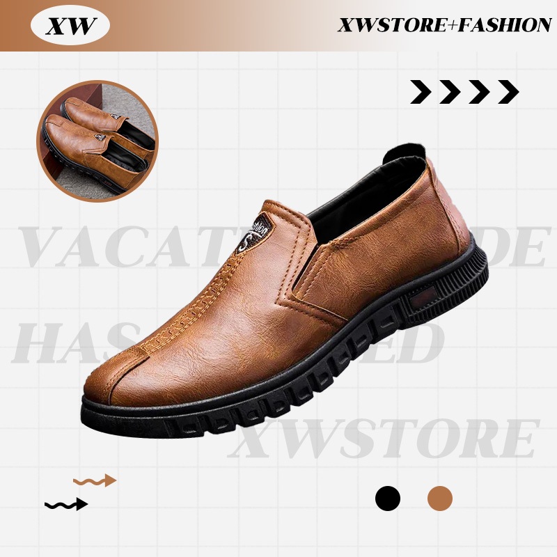 XWshopee ส่งจากไทย รองเท้าตัดเย็บแฟชั่น คุณภาพดี ใส่สบาย ไม่เจ็บเท้า สีสวย มีทั้งสีน้ำตาลและสีดำ คุ้มราคาแน่นอน