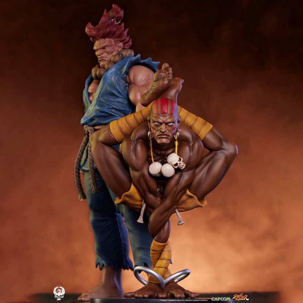 Sideshow x PCS 912775  1/10 : Street Fighter Street Jam - Akuma & Dhalsim
