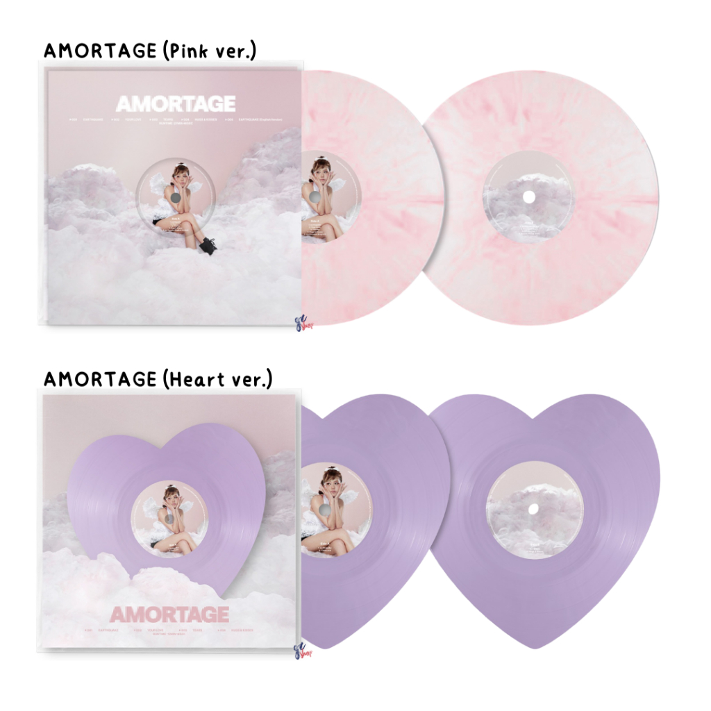 (Pre-Order) แผ่นเสียง JISOO - AMORTAGE Vinyl / LP สินค้า Official