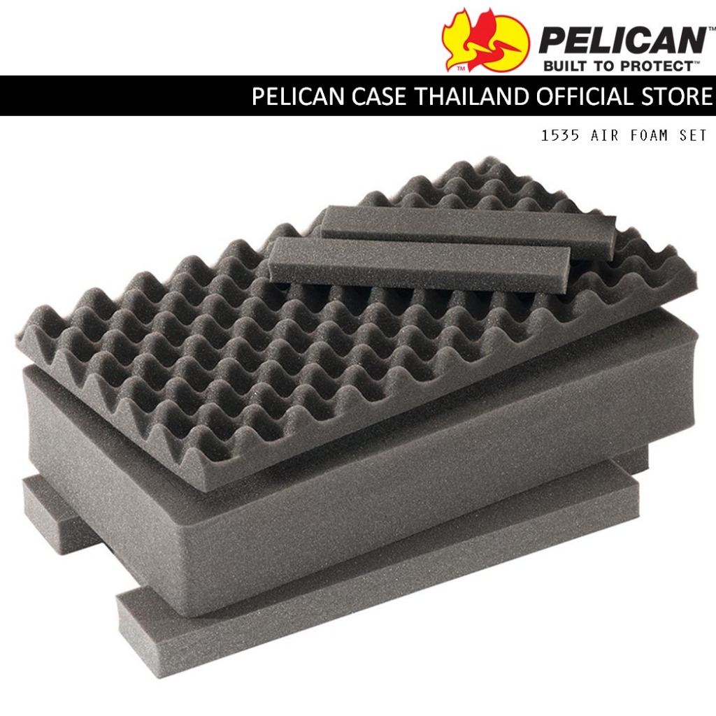 Pelican 1535 Air Carry on Case with Foam - Yellow - กล่องล้อลากกันน้ำ