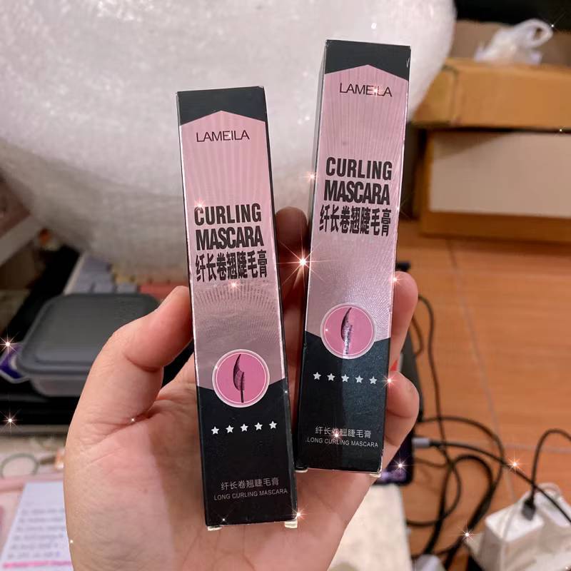 Lameila Curling Mascara (ใหม่) มาสคาร่า มาสคาร่าขนตางอนยาว ขนตาหนา เนื้อบางเบาเกาะติดขนตาแต่ละเส้นอย่างสม่ำเสมอ