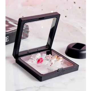 กล่องพระ กล่องใส่เหรียญ PEใสกล่องใสจัดเก็บเครื่องประดับโชว์สินค้า✨ เคสโชว์ มีขาตั้ง ป้องกันฝุ่น หลายขนาด