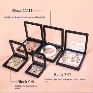 กล่องพระ กล่องใส่เหรียญ PEใสกล่องใสจัดเก็บเครื่องประดับโชว์สินค้า✨ เคสโชว์ มีขาตั้ง ป้องกันฝุ่น หลายขนาด