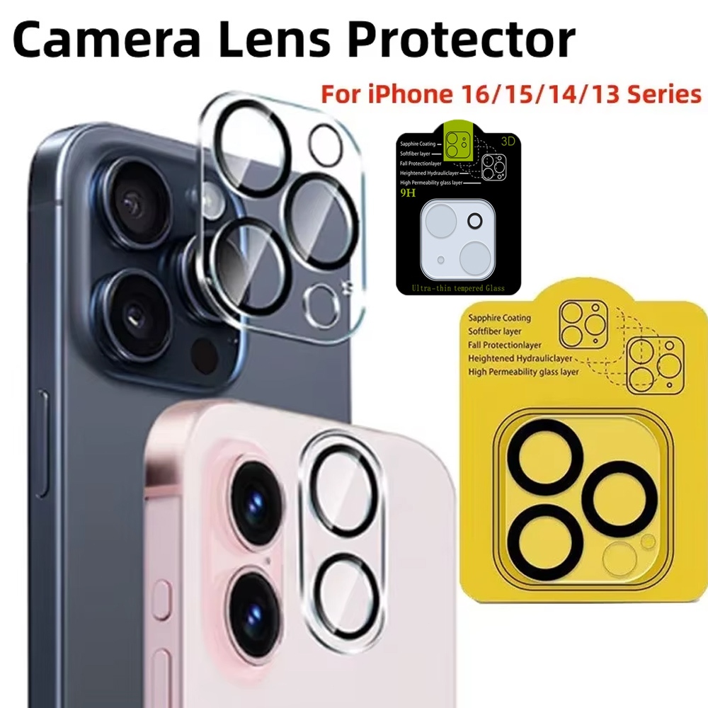 🔥ส่งจากไทย🔥1PCS ฟิล์มเลนส์กล้อง For iPhone 11 16 17 15 12 13 14 Pro Max / Air /14Plus /13 Mini ฟิล์ม