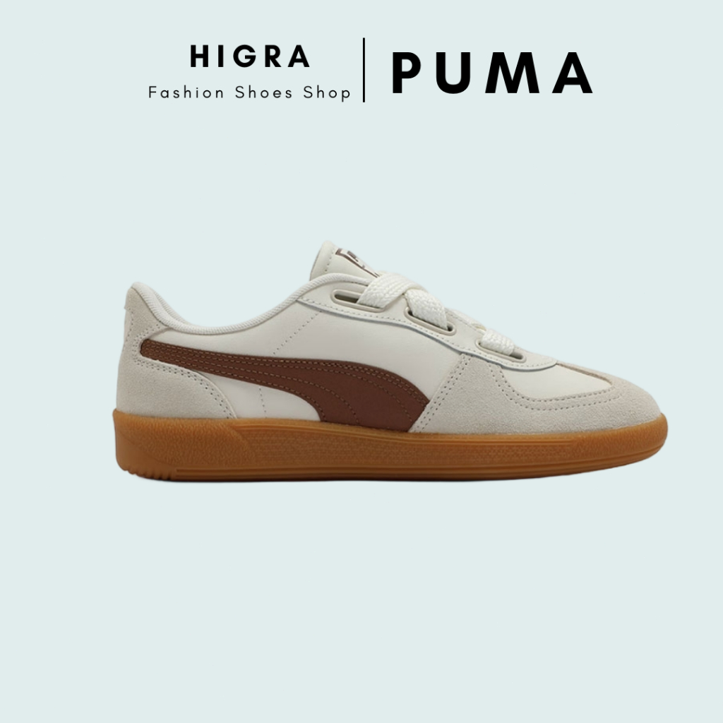 ของแท้ 100% Puma Palermo Wide Lace SD 402109-03 "Frosted Ivory/Brown Mushroom"  Women's Shoes