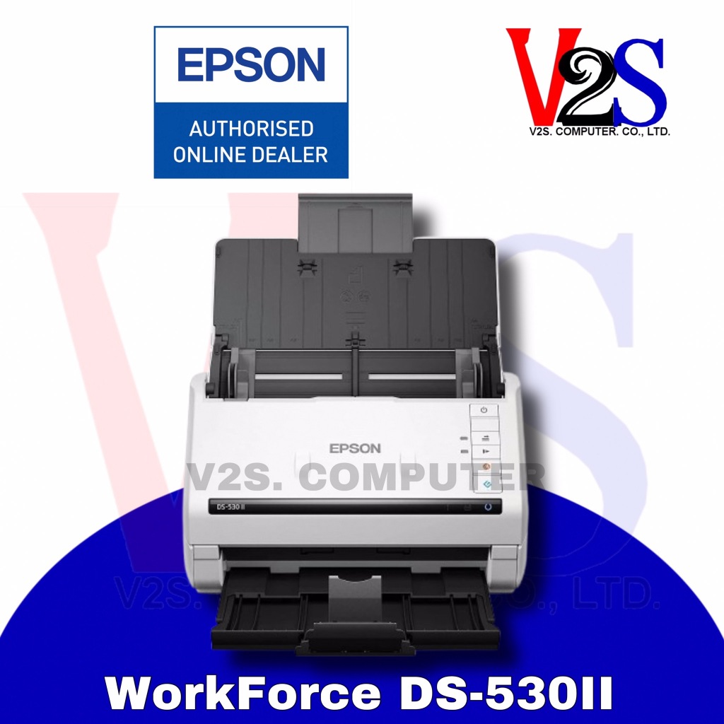 Epson Scanner สแกนเนอร์ WorkForce DS-530II A4 Duplex Sheet-fed Document Scanner