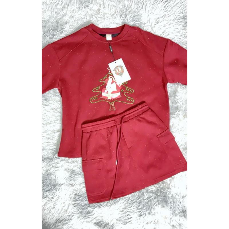 Set เสื้อ + กระโปรงสั้น มือ 1 งานป้าย Lamer Lamai size S