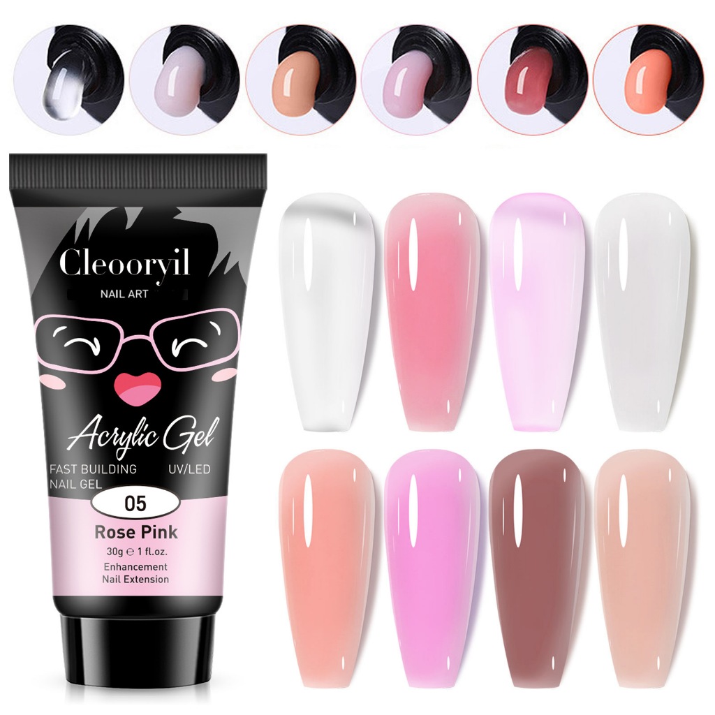 โพลี่เจล เจลต่อเล็บ ขนาด 30 ML โพลี่เจลต่อเล็บ Poly gel ต่อเล็บเจล เล็บเจล
