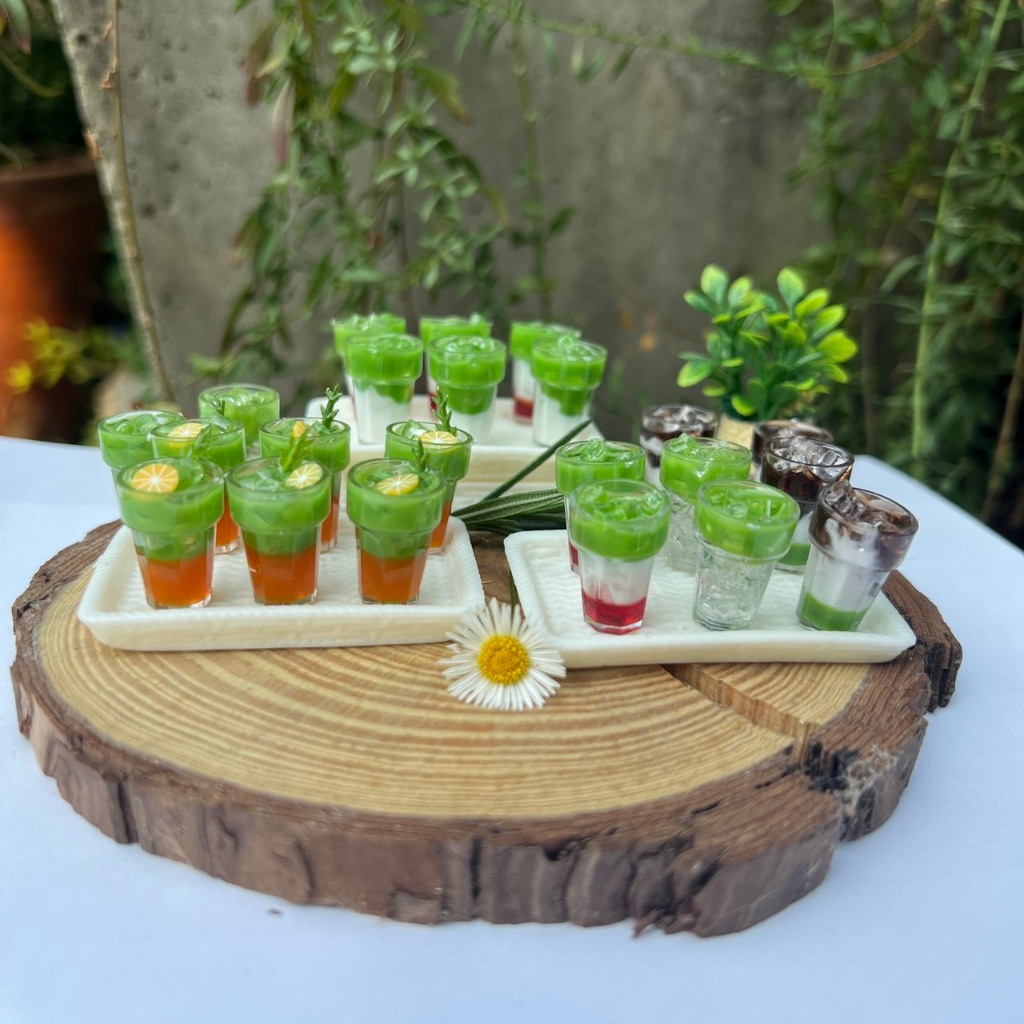 เมนูมัทฉะ ซีรี่ส์ (Matcha Series) เครื่องดื่มน้ำหวานจิ๋ว [ราคา/1ชิ้น] #ของจิ๋ว #miniature