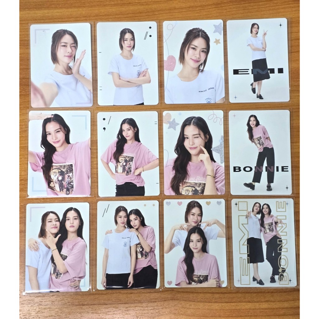 (แยกใบ/เซ็ต) GMMTV การ์ดสะสม โฟโต้การ์ด US รักของเรา Collectible Card เอมี่บอนนี่ Emi Bonnie / Gasha