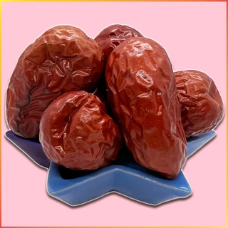 พุทราแห้ง 1 กก. พุทราจีนอบแห้งเม็ดใหญ่ Dried Chinese Jujube 1kg Grade AAAA+ Large Grains พุทราอบแห้ง