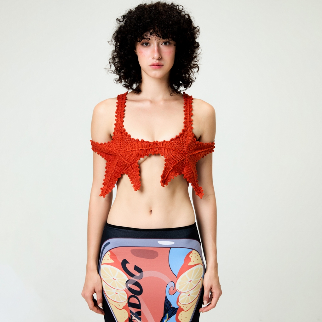 BLACKDOG BKK - Starfish crop top - เสื้อครอปปลาดาว -  SS2534