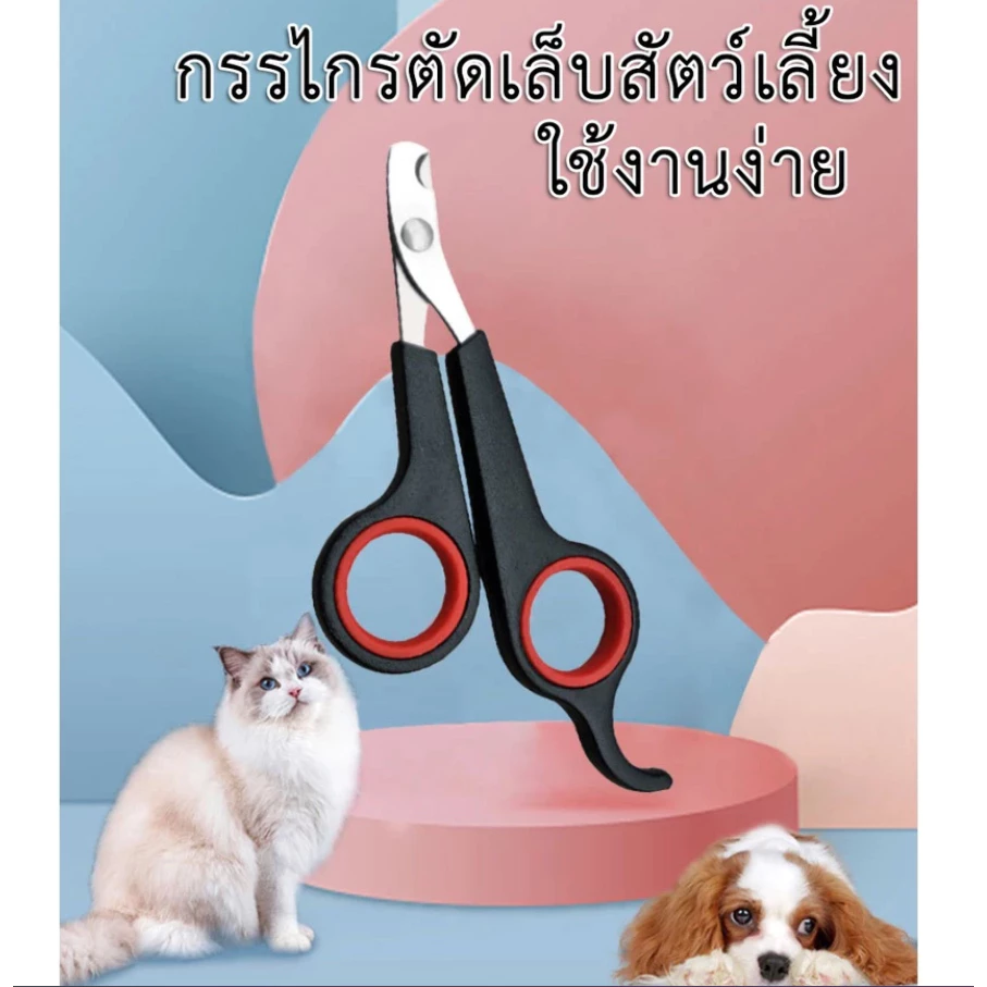 AL-180 กรรไกรตัดเล็บสัตว์เลี้ยง แมว สุนัข หมา กระต่าย ที่ตัดเล็บสัตว์เลี้ยง อุปกรณ์ตัดเล็บ Pet Nail Clipper 🔥 พร้อมส่ง 🔥