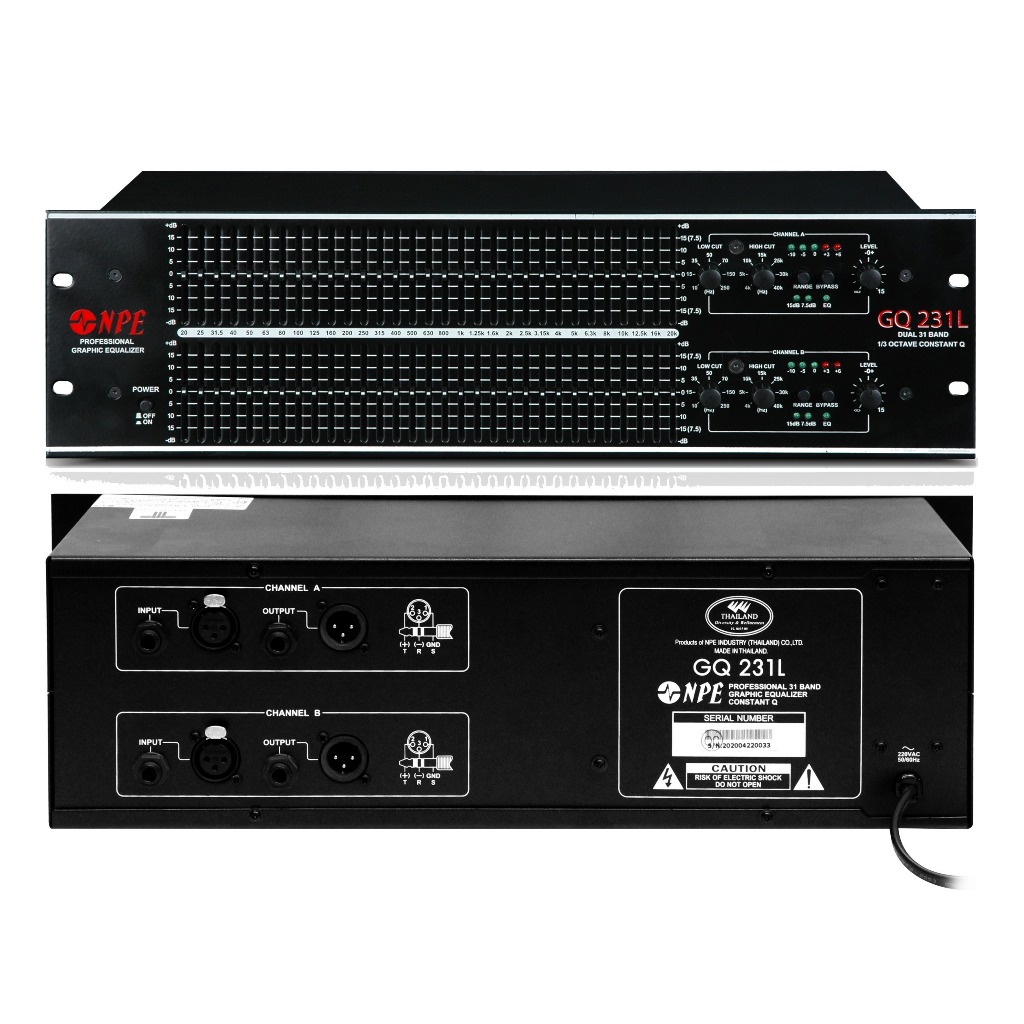 NPE STEREO GRAPHIC EQUALIZER GQ-231L