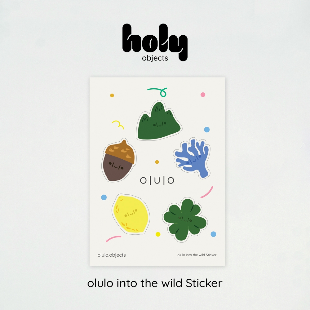 olulo into the wild sticker - สติกเกอร์ A6 ลาย into the wild