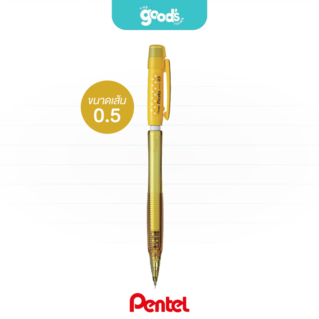 ดินสอกด Pentel รุ่น Fiesta AX105 / AX105C เพนเทล หัว 0.5 mm. (จำนวน 1 ด้าม) - รูปที่ 5