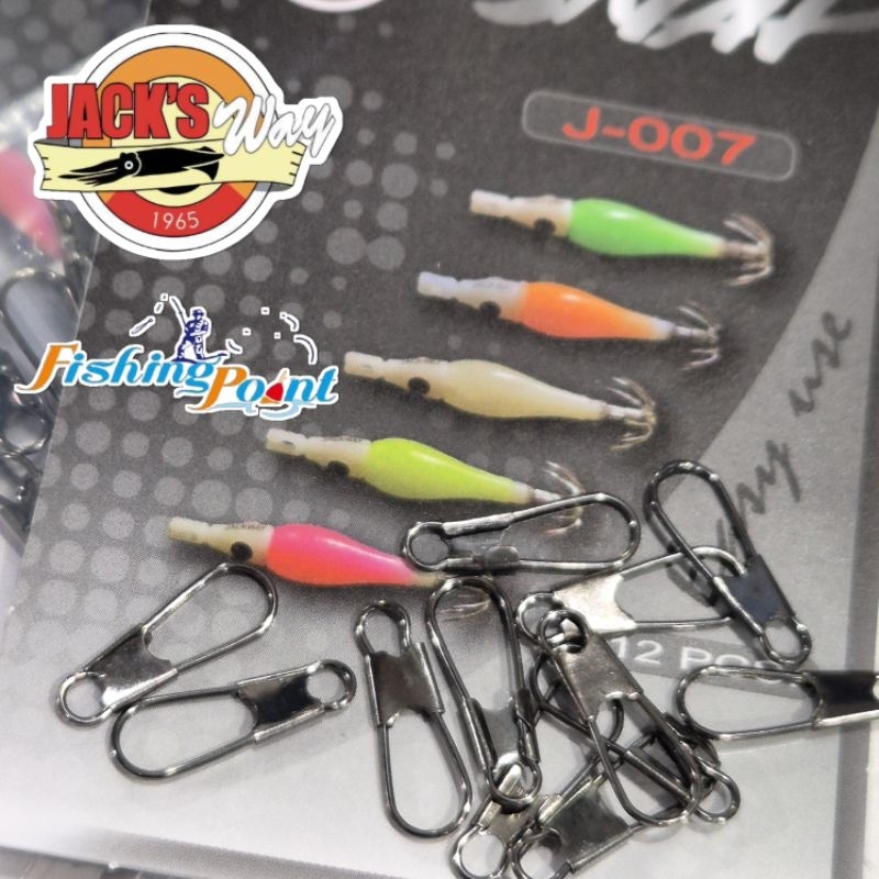 กิ๊ปแจ็คเวย์ กิ๊ปเปล่าไม่มีข้อเกี่ยว JACK'S WAY SNAP J-007