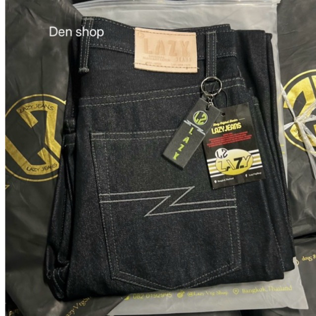 กางเกงยีนส์เลซี่ผ้าดิบ16oz. ดีเทลใหม่ล่าสุด(แท้) เหมาะสำหรับปั้นเฟต