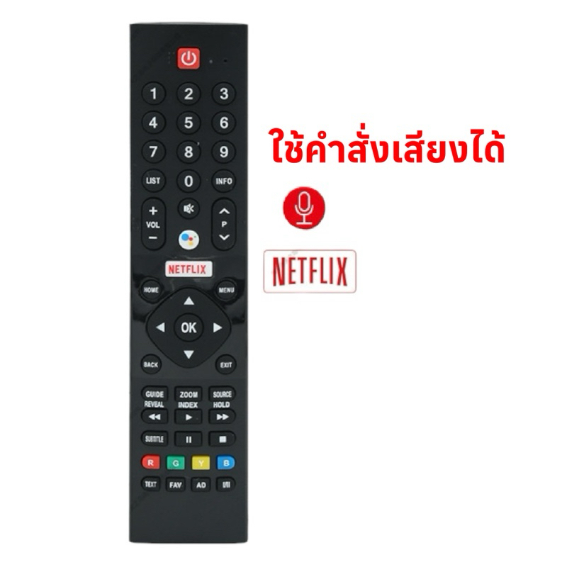 รีโมทพานาโซนิค สมาร์ททีวี PANASONIC Smart Voice Control ใช้คำสั่งเสียงได้ ใช้ง่าย มีคู่มือให้ ราคา ถูกที่สุด ดีลบีเคเค แกลเลอรีภาพที่ 3