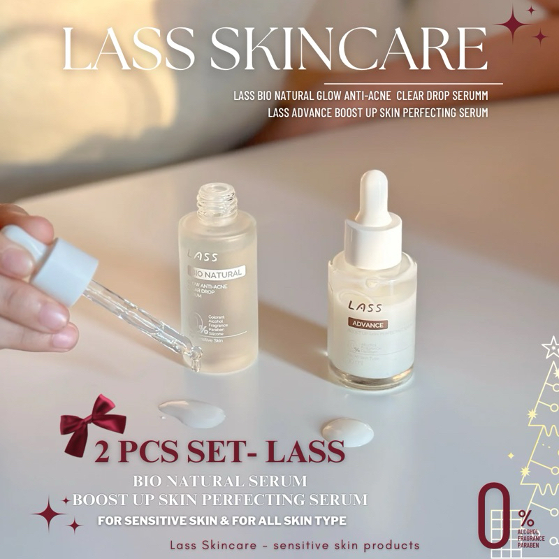 【โปรเซ็ทคู่เซรั่มLASSและเซรั่มไบโอ】เซรั้ม LASS ADVANCE & เซรั่ม LASS BIO NATURE