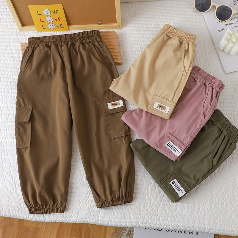 พร้อมส่งจากกรุงเทพฯ! กางเกงคาร์โก้เด็กคุณภาพเยี่ยม ออกแบบมาอย่างทันสมัยในสไตล์เกาหลี เหมาะสำหรับเด็กๆ ทุกวัย