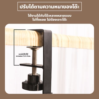 chishop ตะกร้าแขวน ติดดั้งง่าย ชั้นวางของใต้โต๊ะ สีดำ สามารถเก็บซ็อกเก็ต สายไฟ เราเตอร์
