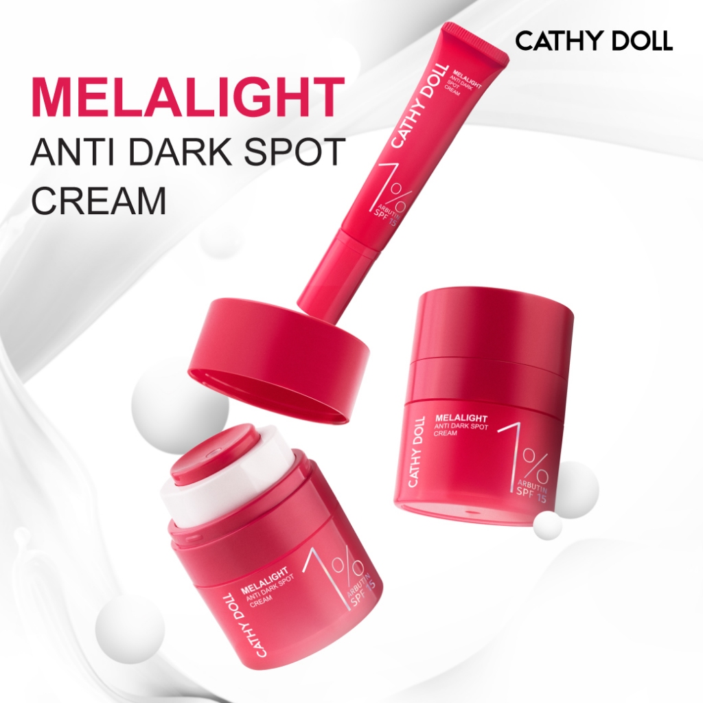 Cathy Doll เมลาไลท์แอนตี้ดาร์กสปอตครีมวันเปอร์เซ็นต์อาร์บูติน เอสพีเอฟ15 มี 2ขนาด15ml,30ml