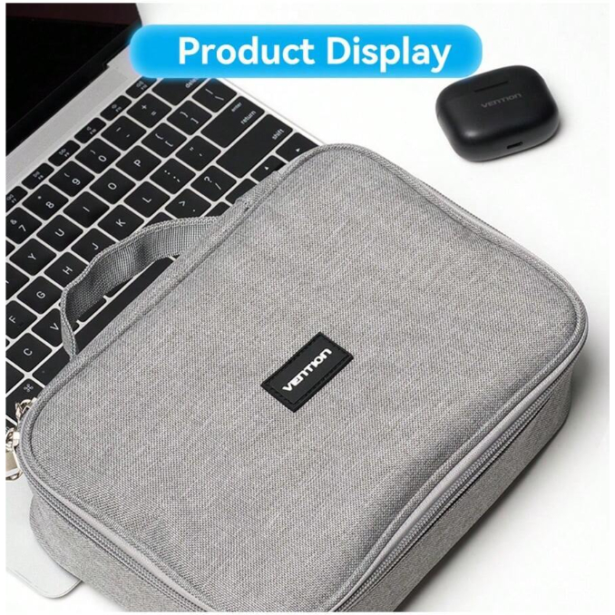 MOFii Vention กระเป๋าจัดเก็บอุปกรณ์ Travel Bag วัสดุพรีเมี่ยม คงทนสวยงาม ด้านในปรับเปลี่ยนช่องได้เอง