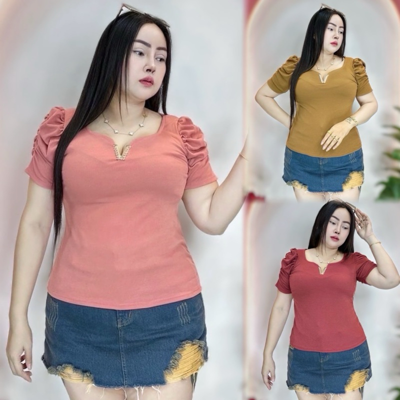 ใหม่ล่าสุด❤อก 36-44 ยาว24 สวยเวอร์วังอลังการ แขนเจ้าหญิง คอวีแต่งเพชรหรูหรา**รุ่น คอวีเพชรแขนเจ้าหญิง**