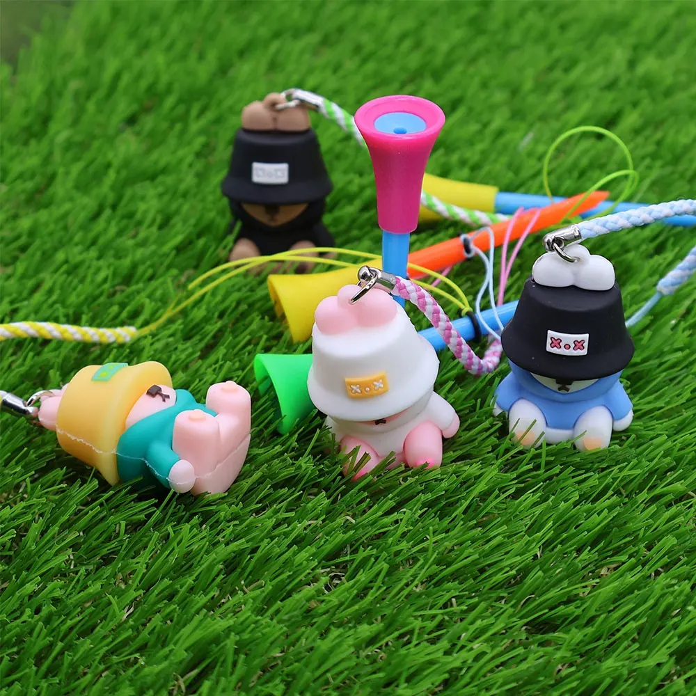 Postplaza SET-1  ทีการ์ตูน 83mm Tee Golf หัวยาง ทีกอล์ฟ การ์ตูน สุ่มสี แพ็ค 1 ชิ้น