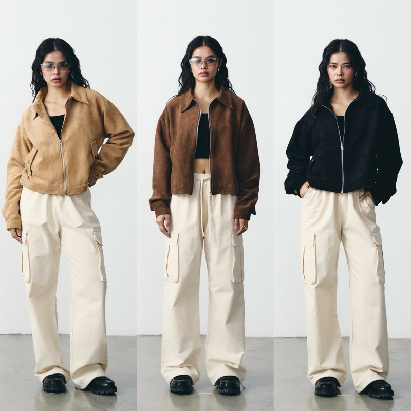 แจ็คเก็ตหนังกลับ Malimays Paper Suede สวยทน ใส่ได้ทุกวัน ทรงเป๊ะ