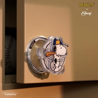 [Griptok MS PEANUTS] PEANUTS x Sheep: Snoopy Collection ที่ติดหลังโทรศัพท์ แบบแม่เหล็ก กริ๊บต็อกสนูปปี้ Peanuts