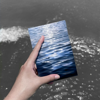 postcard - โปสการ์ด ขนาด 4x6 นิ้ว - Shining and blue ver.2