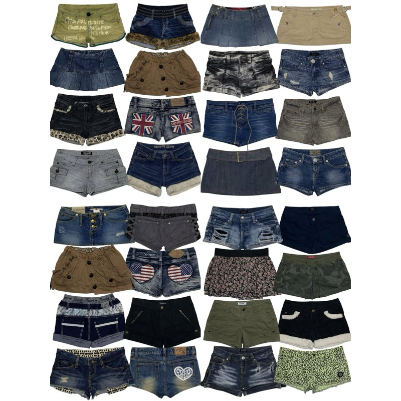 กางเกงขาสั้น y2k สวยสับ🔥