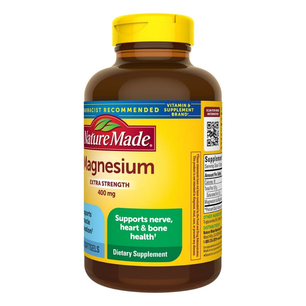 (Exp.08/2027)Nature Made Extra Strength Magnesium 400 mg., 180 Softgels ราคา ถูกที่สุด ดีลบีเคเค แกลเลอรีภาพที่ 3