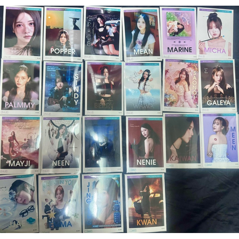 BNK48 CGM48 GE5 Photoset R ปกเลือกตั้ง Popper Nana Nenie Patt Sindy Mayji Galeya Meen Nenie Ginna Ji