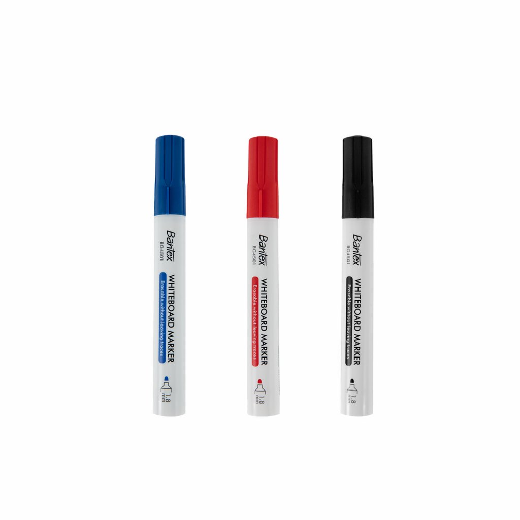 Bantex ปากกาไวท์บอร์ด ปากกามาร์กเกอร์ ลบได้ ขนาดเส้น 1.8มม เขียนลื่น ลบสะอาด Whiteboard Marker
