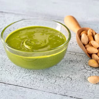 แยมเนยถั่วพิตาชิโอ Pistachio ยกถัง 1 kg พรีเมี่ยม สำหรับทำช็อกโกแลตดูไบคุนาฟ่า ต้นตำหรับ