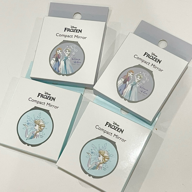 A31🇯🇵 กระจกส่องหน้า กระจกพกพา กระจกDisney Frozen mini mirror กระจกเอลซ่าแอนนา กระจกเล็กพกพกแต่งหน้า กระจกดิสนี่ย์โฟรเซ่น