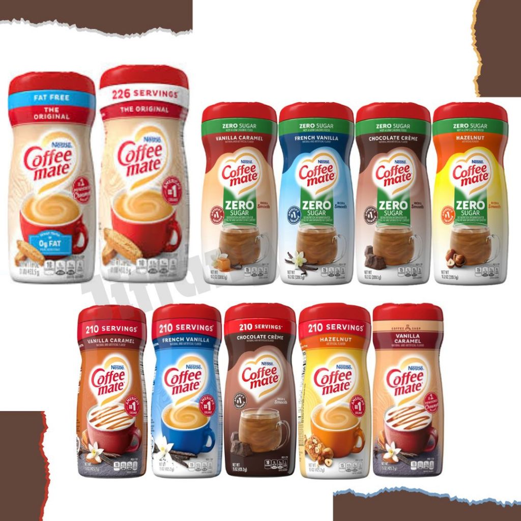 Coffee Mate ครีมเทียมสำหรับกาแฟ มี 12 ตัวเลือก