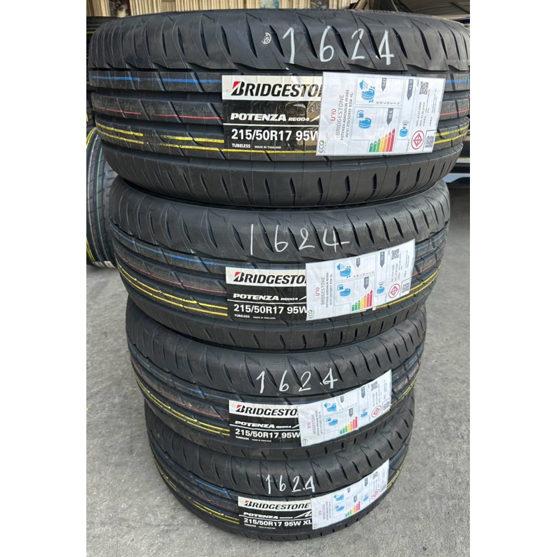 🚗🚕บริดสโตน re004  215/50/17 ยางใหม่ปี24
