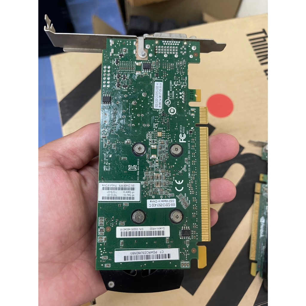NVIDIA QUADRO K600 1GB  สินค้ามือ2 เกรดA สวย