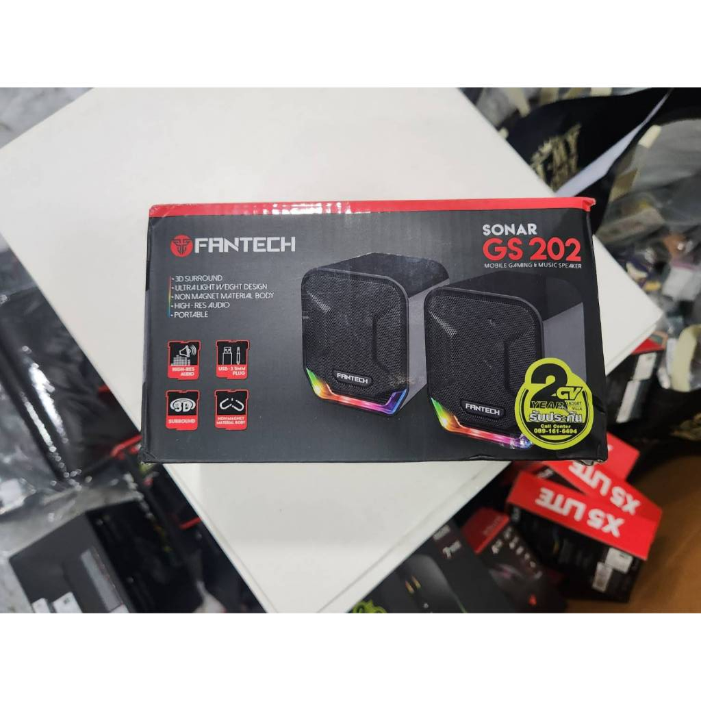 ของใหม่ ของแท้ ลำโพง Fantech Gaming Speaker Sonar GS 202 (Black)